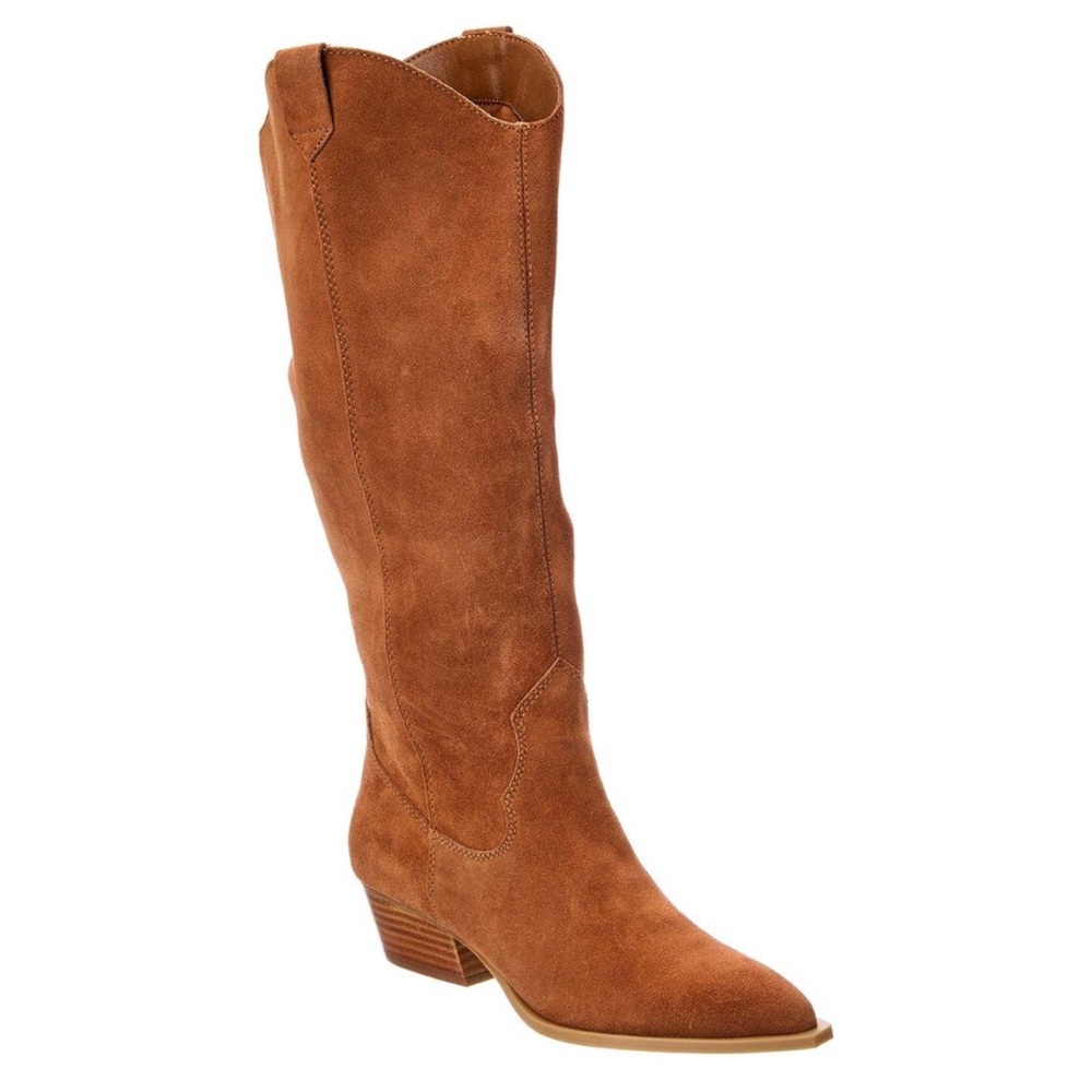 Dolce Vita Enita Suede Western Boots NWOB
